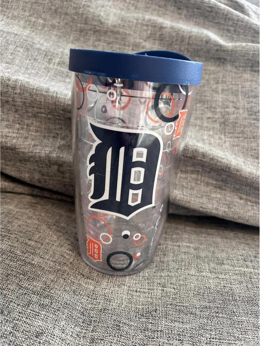 Tervis Tumbler Detroit Tigers Double Wall Insulated Lid BPA Free 16 oz
